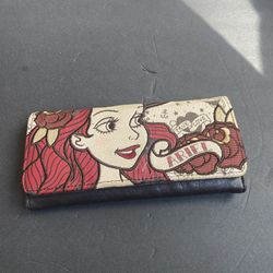 Loungefly Disney The Little Mermaid Ariel Wallet Tattoo Style See Pictures For Some Issues 