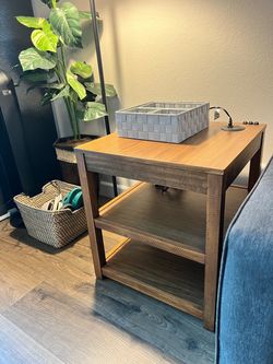 Side tables with outlet  solid wood