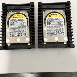 (2) - Western Digital - 160 GB Server SATA Hard Drives & Caddy