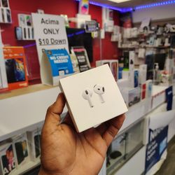 Apple AirPods 4 totalmente nuevos — Oferta especial de fin de semana (pago en efectivo): $129 (¡Date prisa! 🤩)