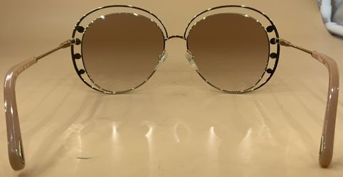 CHLOE Women's CE169S 742 Gold Brown Gradient Round