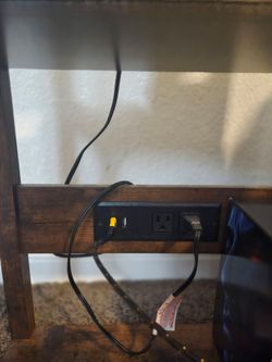 2 end tables with USB ports