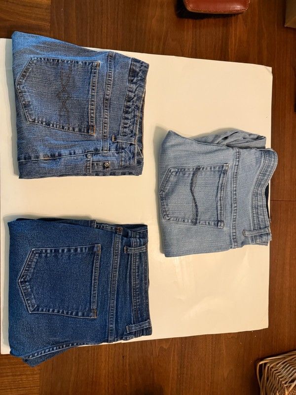 3 Pair Of Jeans