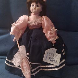 Dynasty Doll Collection a 16" Dynasty doll, she has the umbrella,  and shoes