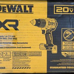 Dewalt 20V XR 1/2 Inch Cordless Hammer Drill 