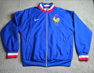 France National Team Nike 2024 Strike Anthem Full-Zip Jacket Mens Medium Blue EUC