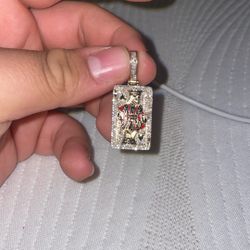 10kt diamond pendant