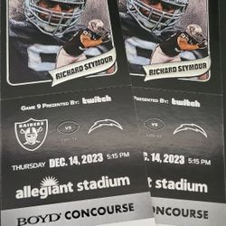 Los Angeles Chargers at Las Vegas Raiders Tickets - 12/14/23 at Allegiant  Stadium in Las Vegas, NV