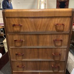 Vintage Wood Dresser 