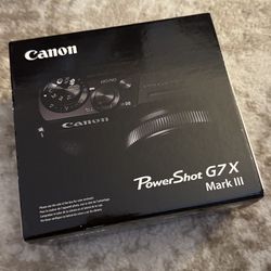 Canon G7X Mark III Brand New. 
