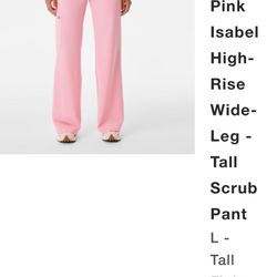 Figs Pink Pants - L Tall