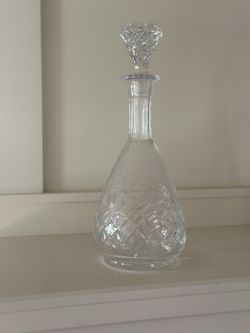 Crystal Decanter By Rogaska Gallia