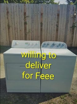 Whirlpool washer and Electric Dryer Set