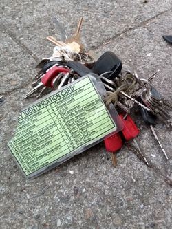 Heavy equipment master keys