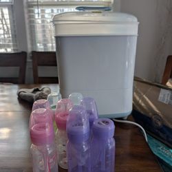 Papabilic Bottle Sterilizer And Dr. Brown Bottles