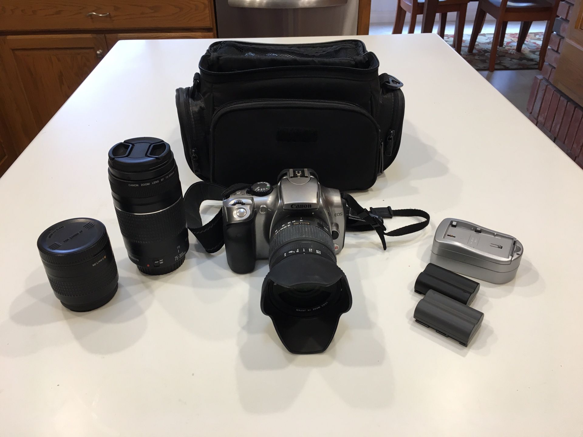 Canon EOS Rebel Digital Camera and Lenses