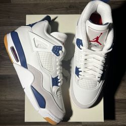 Air Jordan 4 Retro X Nike SB ‘Navy’ Size 9 New