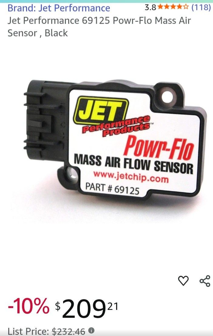 Jet Air Flow Sensor