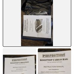 Perfection Rooftop Cargo Waterproof Storage Bog Car SUV Luggage Travel Fast