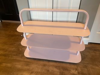 Open Spaces Pink Entryway/Shoe Rack