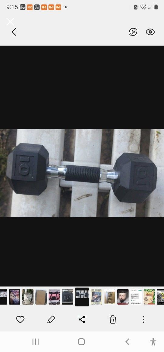 Dumbbell, 10 Lb.