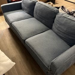 Azriah Blue 3 seat sofa/couch