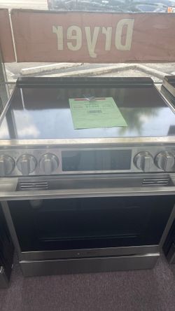 LG 30 in. 6.3 cu. ft. 5 Burner Steel w/ Instaview, Air Fry, probake