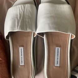 Tabitha Simons Leather Slides 