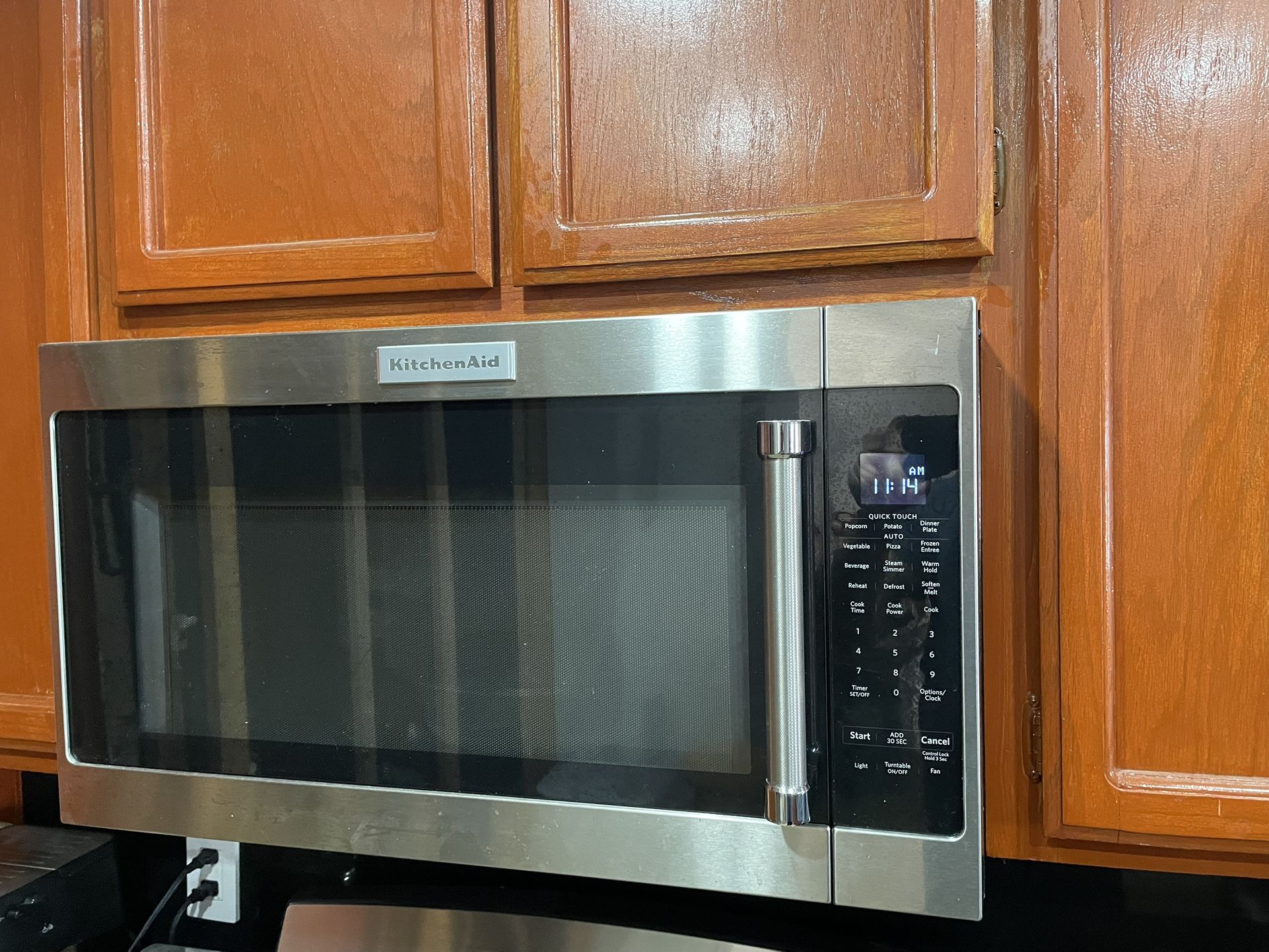 Kitchen Aid Over The Range Microwave