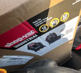 Shop Vac with pump out