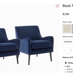 West Elm Reading Nook Chairs
