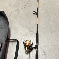 Master Long Spool Spinning Rod & Reel Combo – Heavy Duty