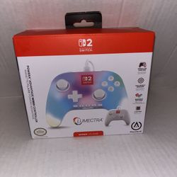 Nintendo Switch PowerA Lumectra Wired Controller LED Hall Effect NEW