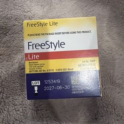 Freestyle lite Lightblood Glucose , Diabetic Strips