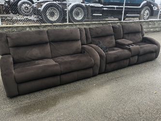 Power Reclining Couch And Love Seat