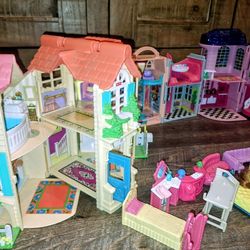Fisher Price 1990s Loving Family Vintage Dollhouses