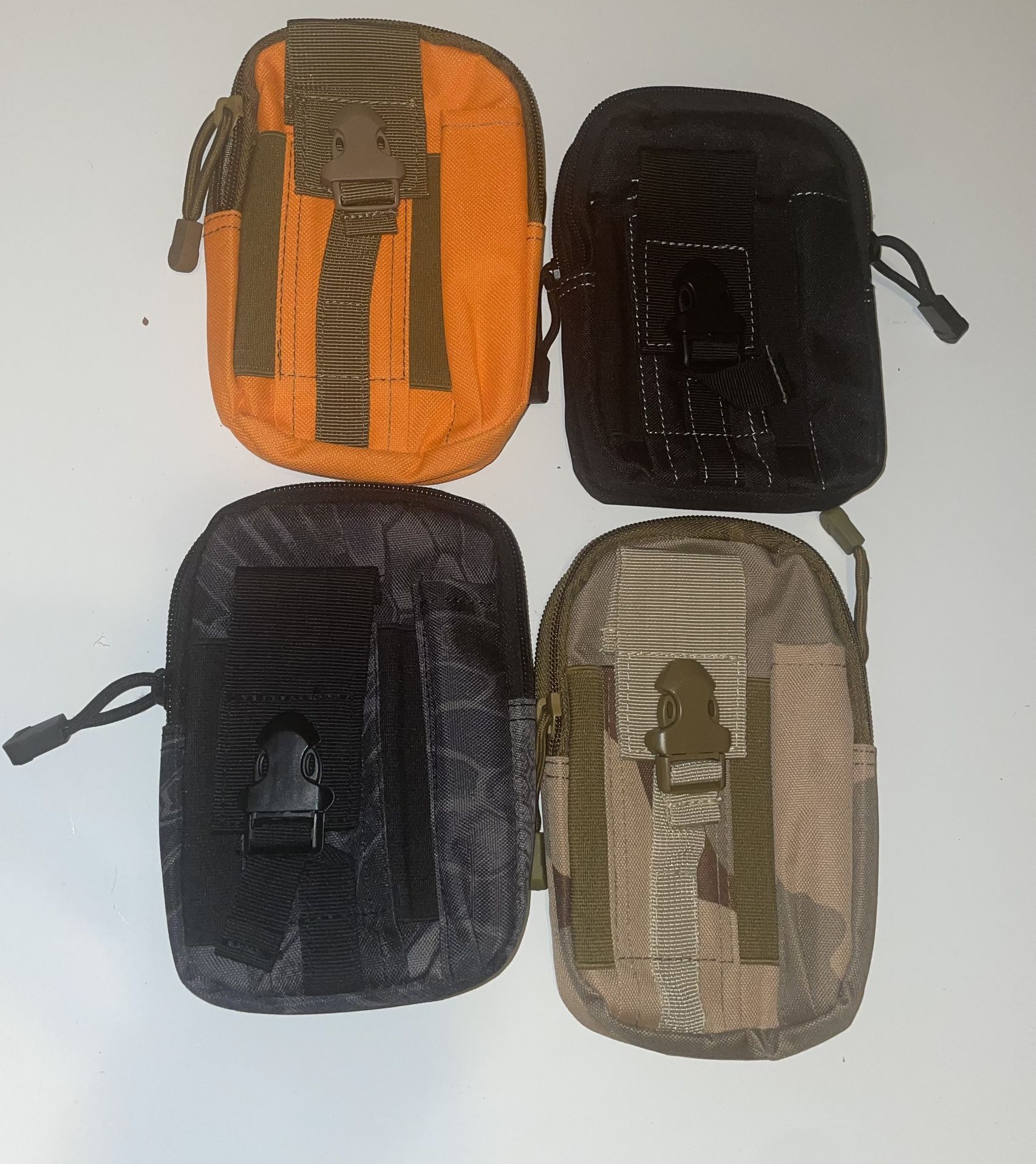 Tactical Military Belt Waist Multi-Purpose Pouch 5 Colors 31 Total