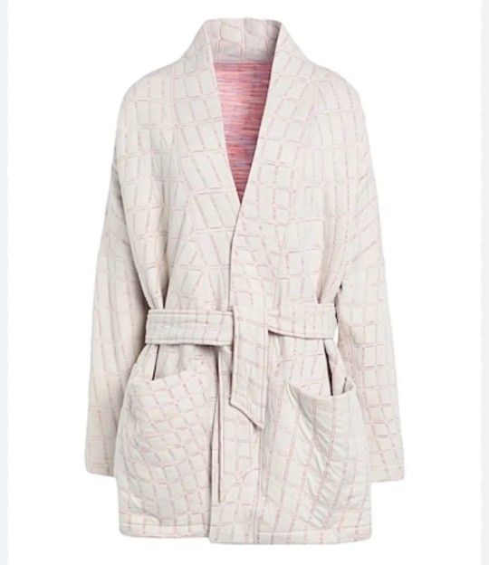 Nike Yoga Therma-FIT Luxe Women's Jacquard Reversible Top Plus Size 2X Pink Cream