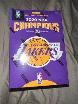 Los Angeles Lakers 2020 NBA Finals Champions Panini 30 Card Team Set
