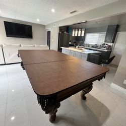 Pool Table 8ft ( Free Delivery & Set Up , Dining Top Included) 