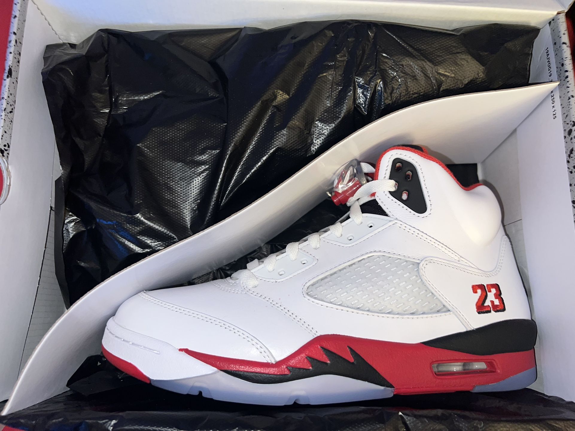 Air Jordan 5 Fire Red 2025 Size 9.5 DS