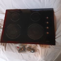 Counter top mounted Glass Top Range