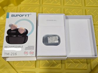 In Ear Noise Cancelling Amplifing Head Phones, Rechargeable, 16 Channel, Invisible