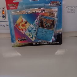 Pokémon Prismatic Evolutions Tech Sticker Collection Glaceon