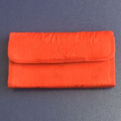 NWOT Red Fabric Wallet Checkbook