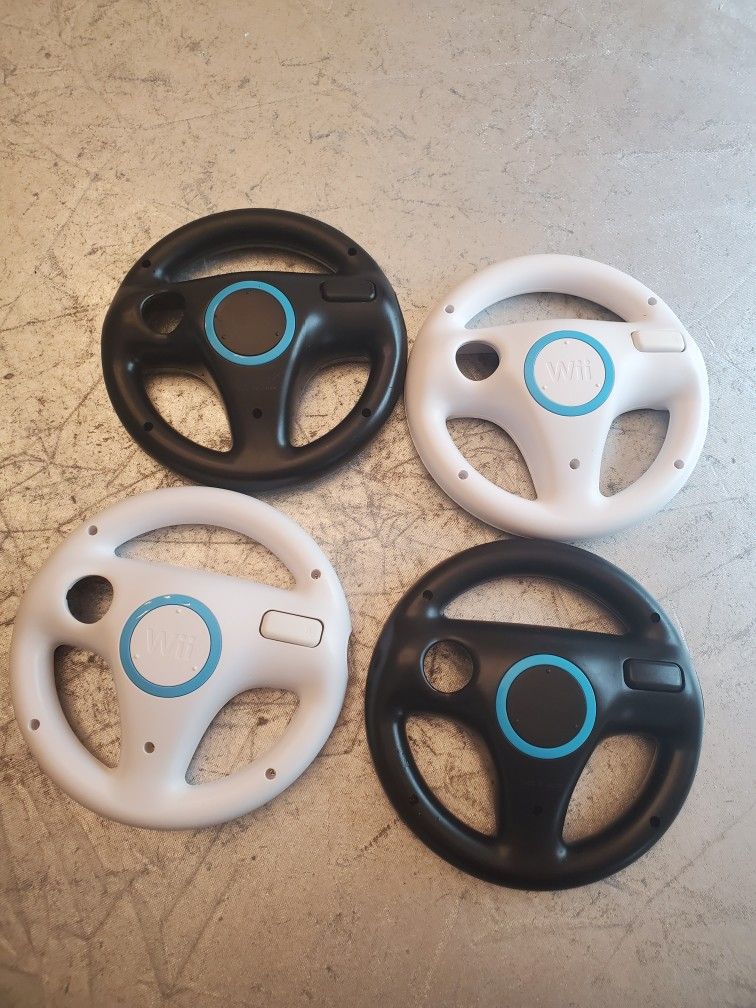Nintendo wii video game Mario kart wheels