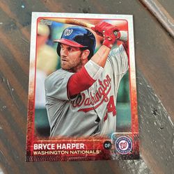 Bryce Harper Topps Baseball Card