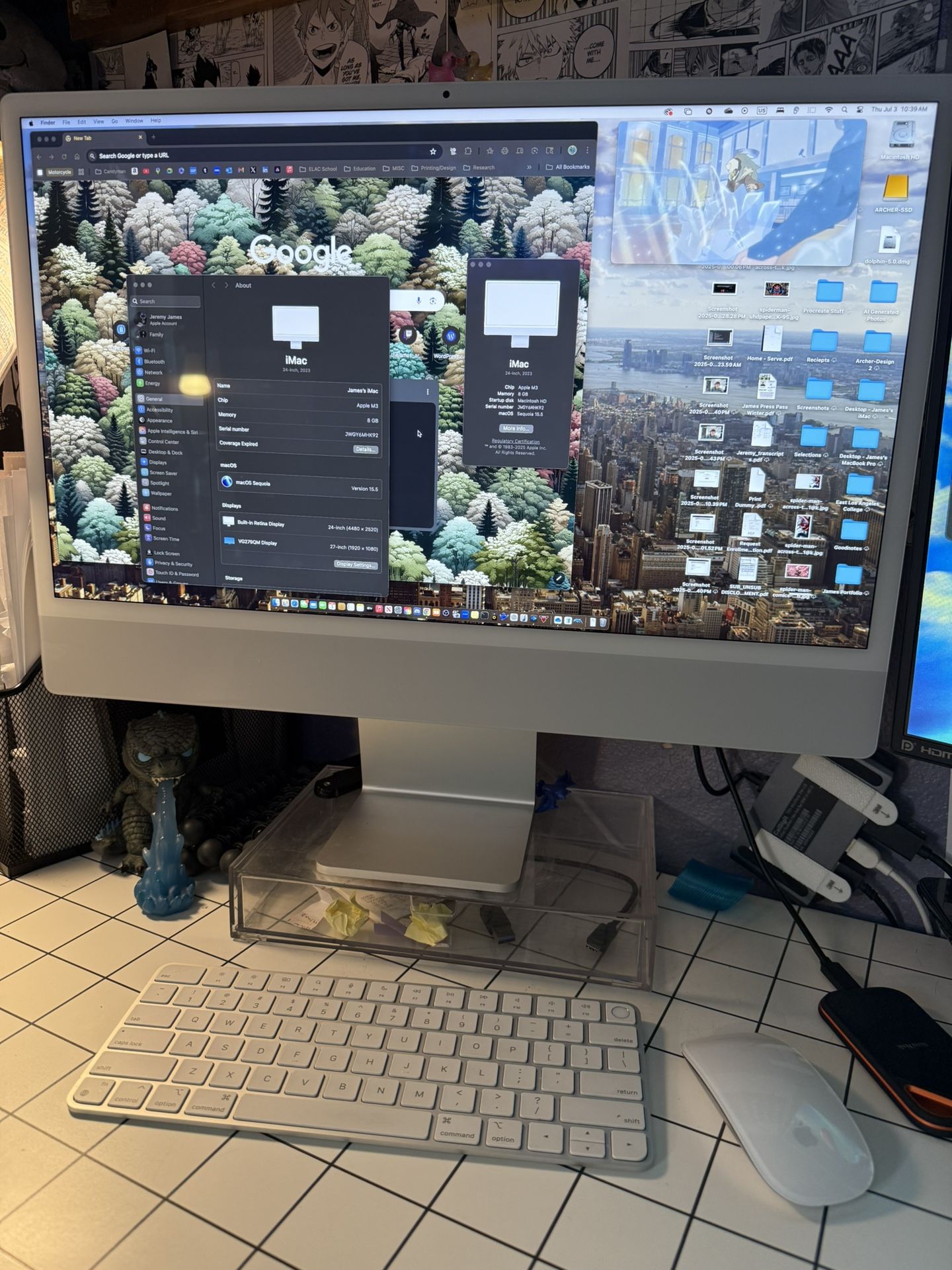 iMac 24” M3 Touch ID Keyboard