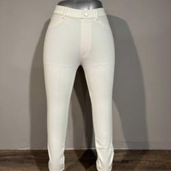Like New White Jegging Pants XS