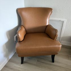 Brown arm chair 